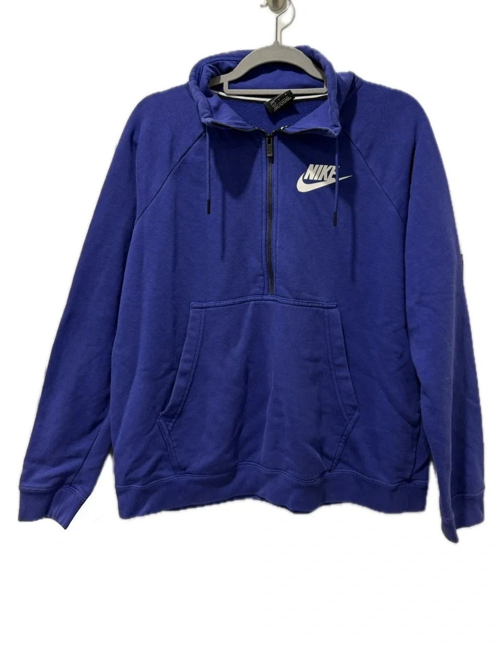 Nike Rally Women's 1/2-Zip Fleece Pullover in Indigo